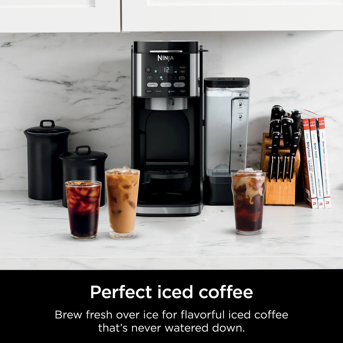 Ninja DualBrew Hot & Iced Coffee Maker, Single-Serve And 12-Cup Drip - CFP101