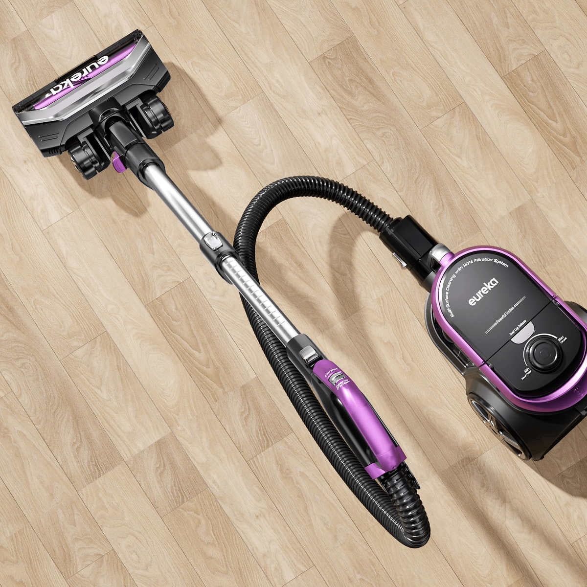 Eureka Optima Elite Bagless Canister Vacuum Cleaner With Anti-Tangle Brush Roll - NEN185