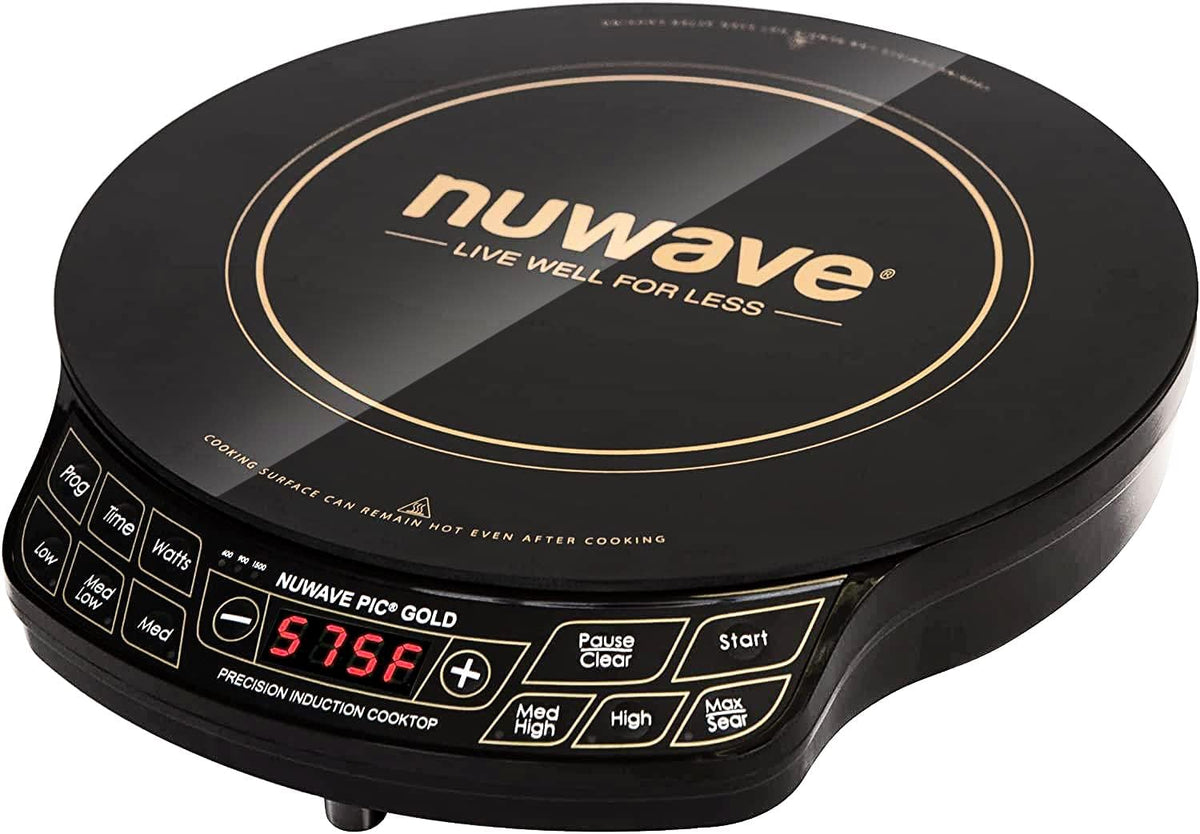 Nuwave Gold Precision Induction Cooktop With Large 8 Heating Coil - Gold