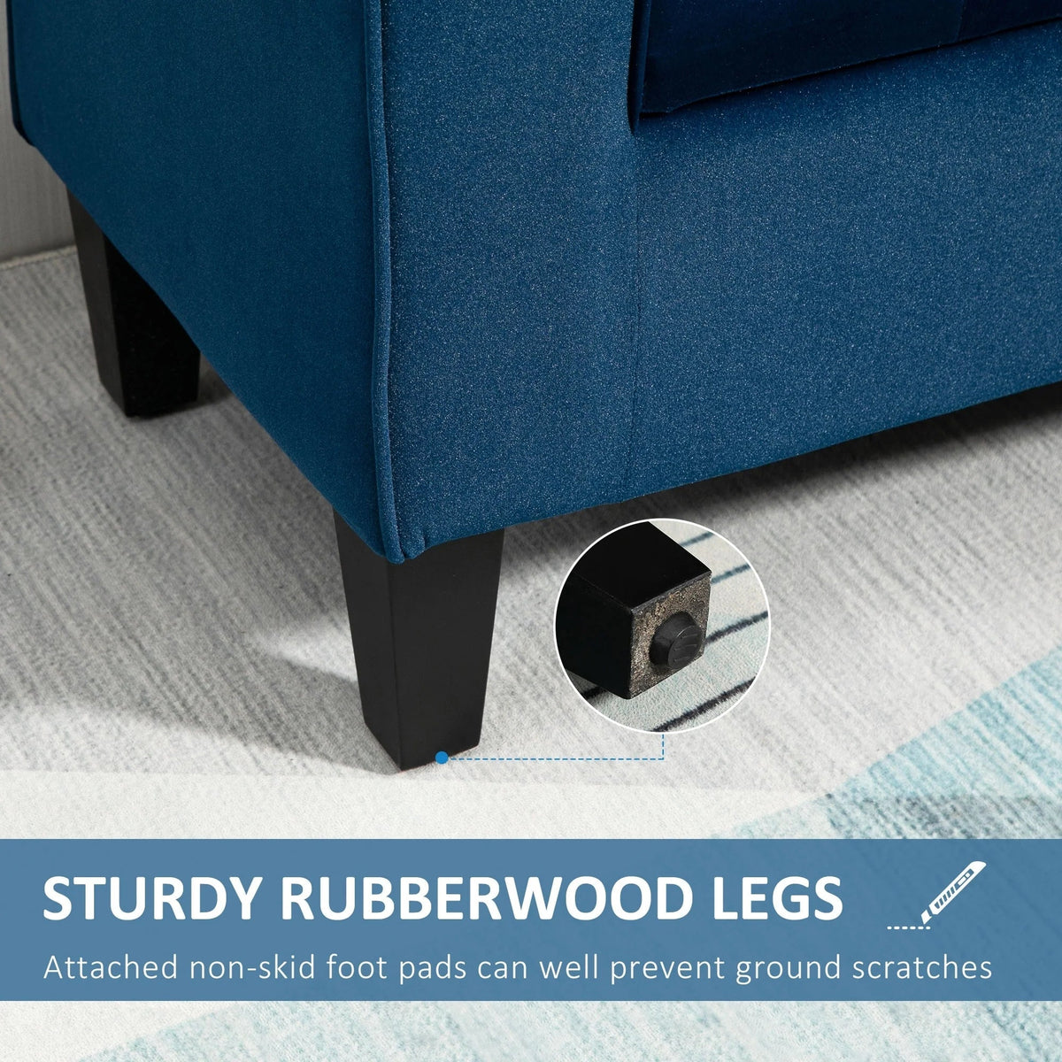 Button-Tufted Storage Ottoman Bench, Polyester and Rubberwood, 53.25in W x 17.75in D x 25.5in H