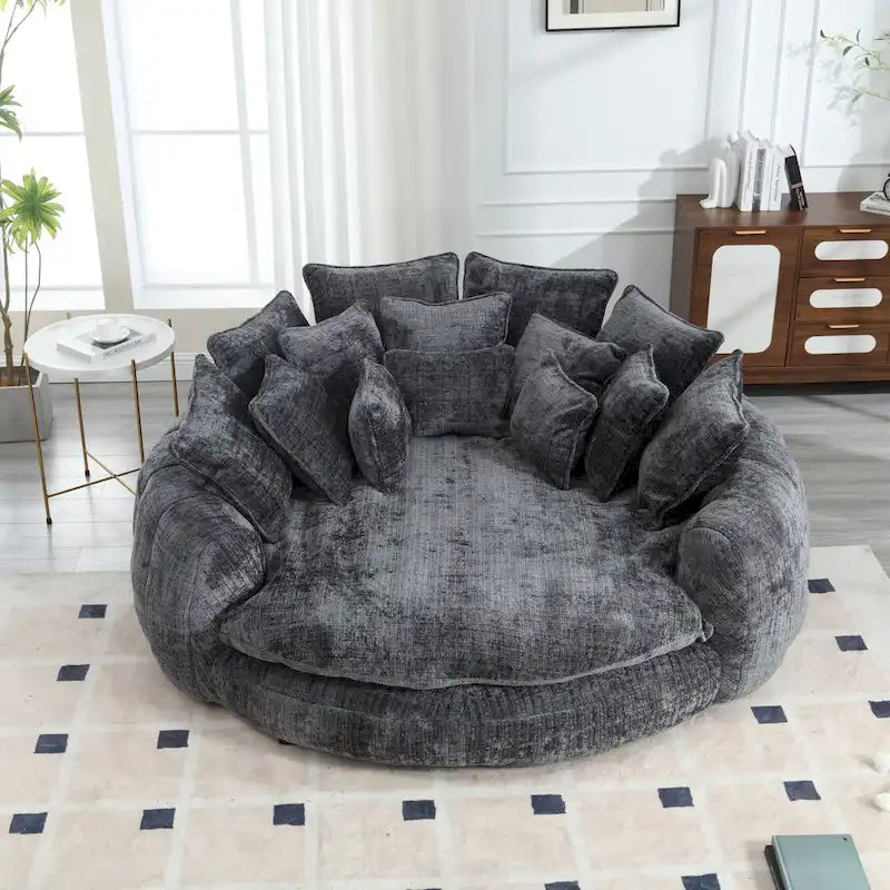 Double Loaf Sofa Bed With Armrests
