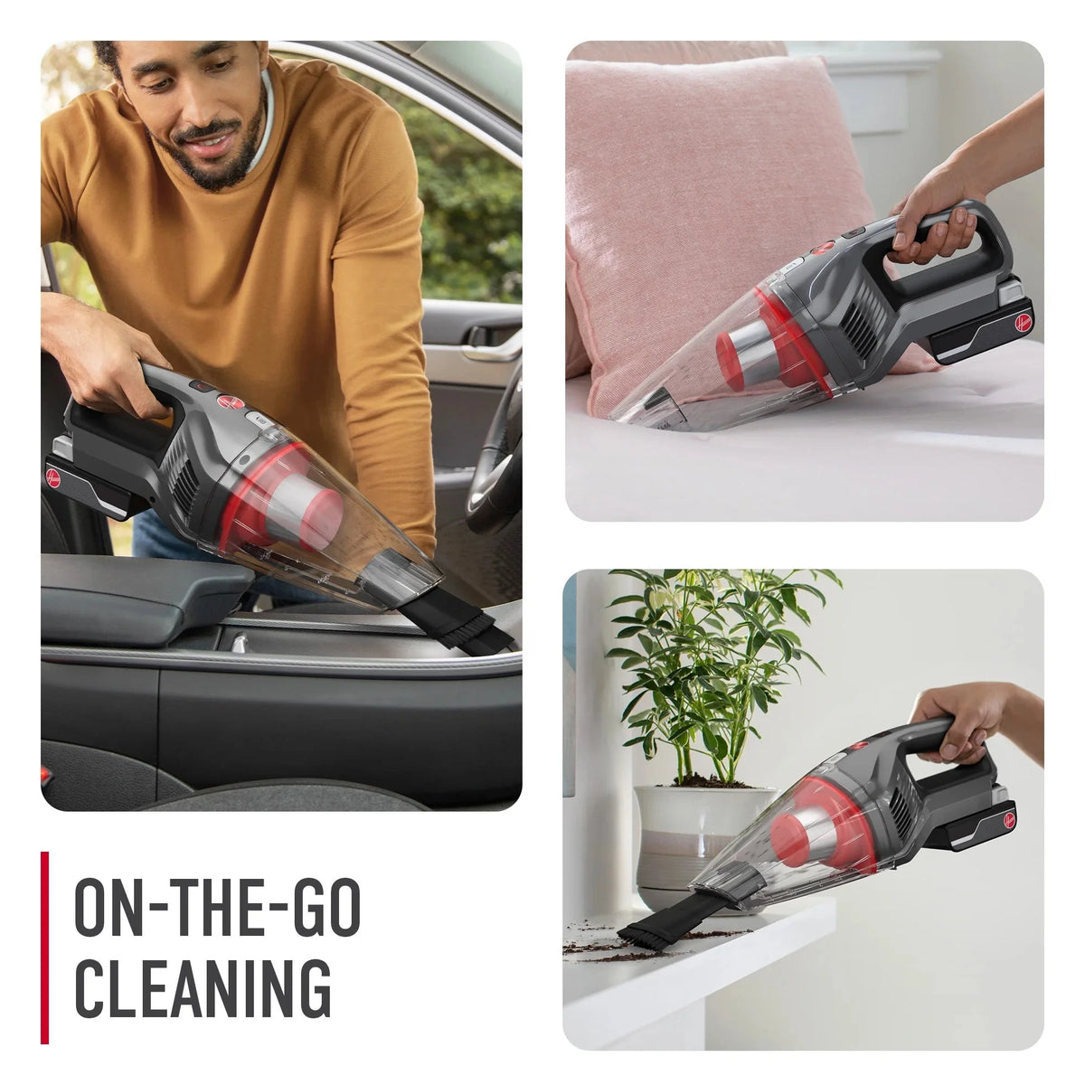 Hoover ONEPWR Evolve Pet Elite Cordless Upright And Hand Vacuum Bundle, Gray - BH53810V