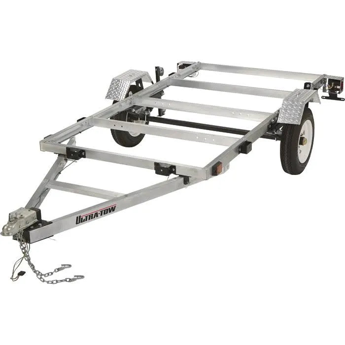 Folding Aluminum Utility Trailer, 4-Ft. x 8-Ft., 1,170-Lb. Load Capacity