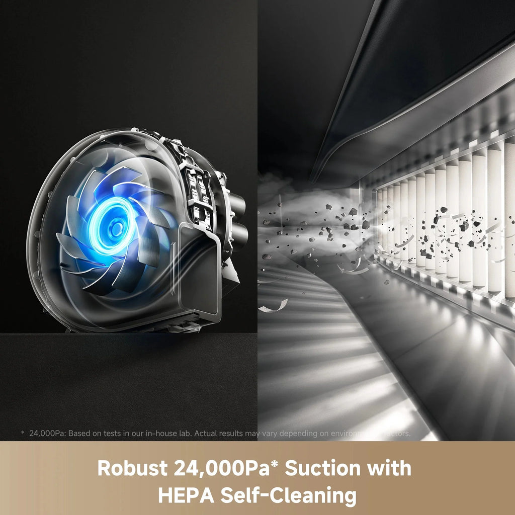 MOVA Robot Vacuum Cleaner With Removable Liftable Mop And 19,000Pa Suction - P50 Pro Ultra