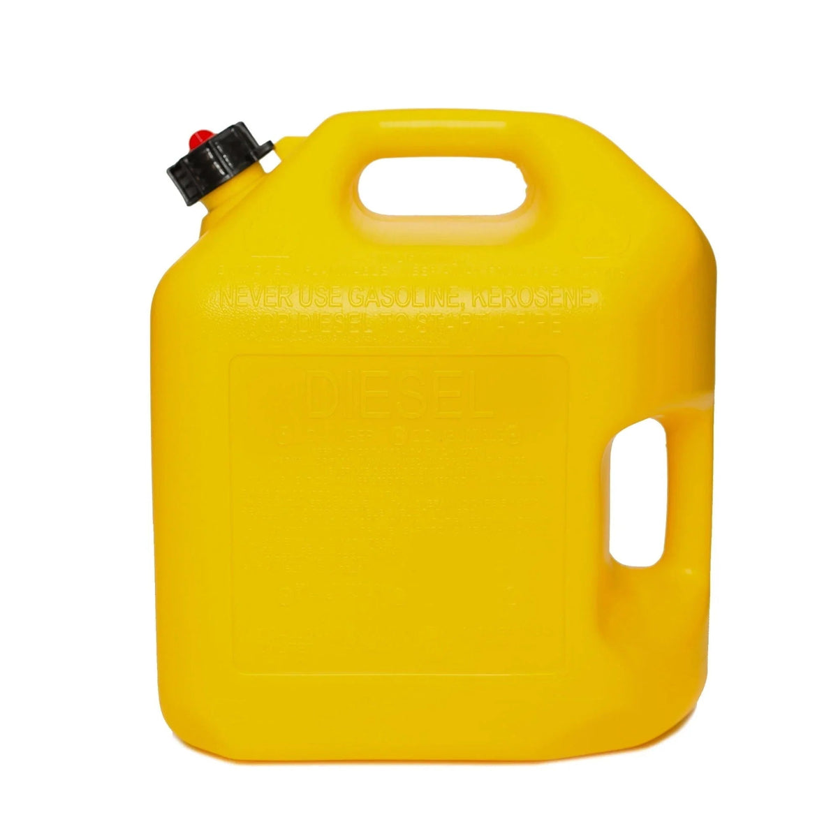 Midwest Can Company 5 Gallon Diesel Fuel Container With Auto Shut Off, HDPE, 4 Pack - 4XMC-8610