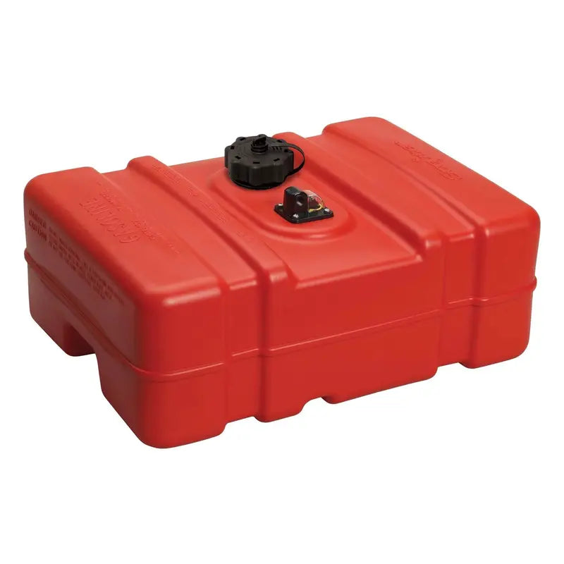 Scepter 12-Gallon Low Profile Marine Fuel Tank - Portable, Spill-Proof, EPA Compliant