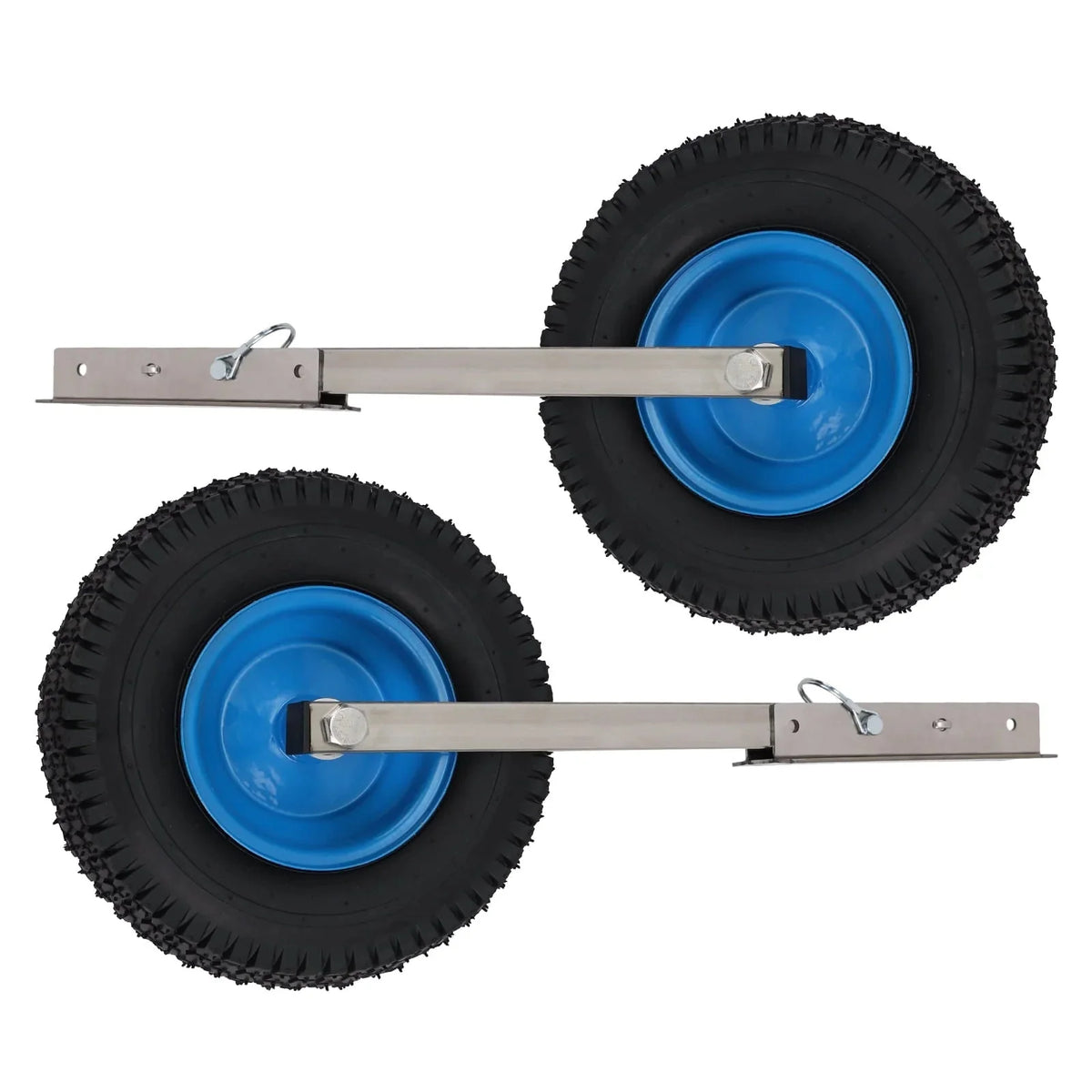Boat Transom Launching Wheel Set, 12 Inch Wheels, 600 lbs