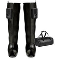 Cordless Air Compression Recovery Boots, 5-Zone, 200 mmHg, Black, M/L