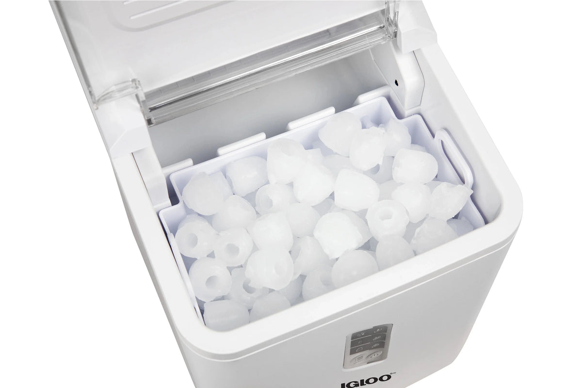 Igloo Self-Cleaning Countertop Ice Maker, 1.5 qt, 26 lbs/24 Hours, Aqua