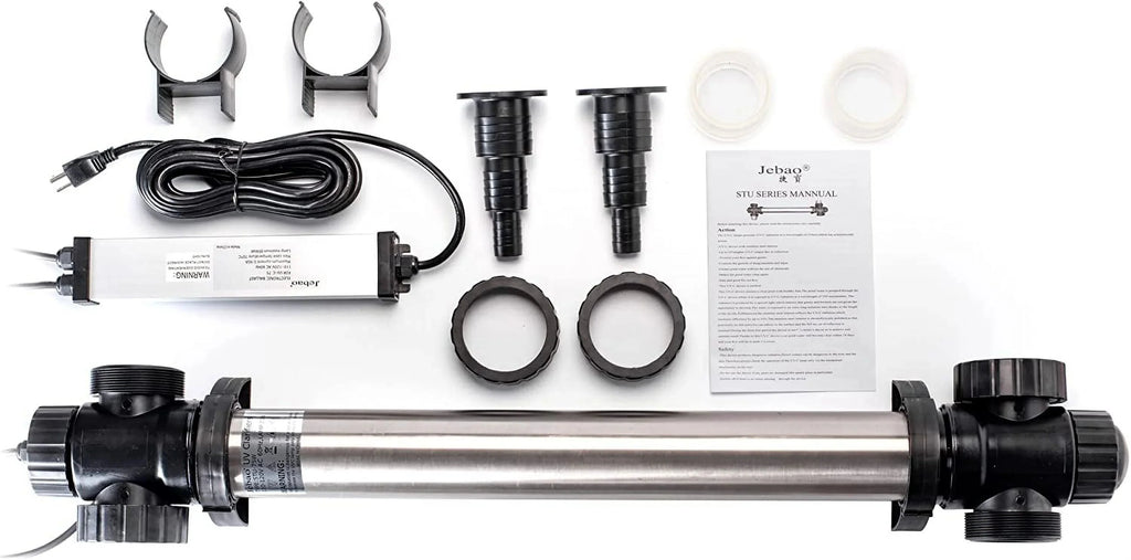 Jebao Stainless Steel UVC Clarifier 75-Watt - STU-75