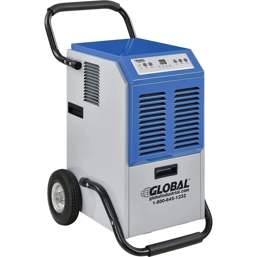 Global Industrial Commercial Portable Dehumidifier, 110 Pints Per Day