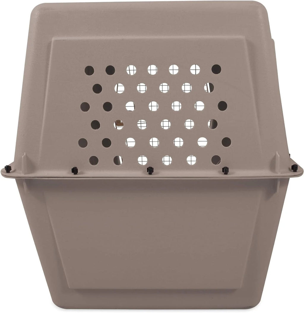 Petmate Ultra Vari Dog Travel Kennel, 48 in Long, 90 to 125 lbs - Taupe Black