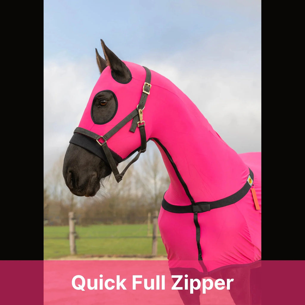 Horse Full Body Slinky With Full Zipper Face - Lycra Material, 11 Colors