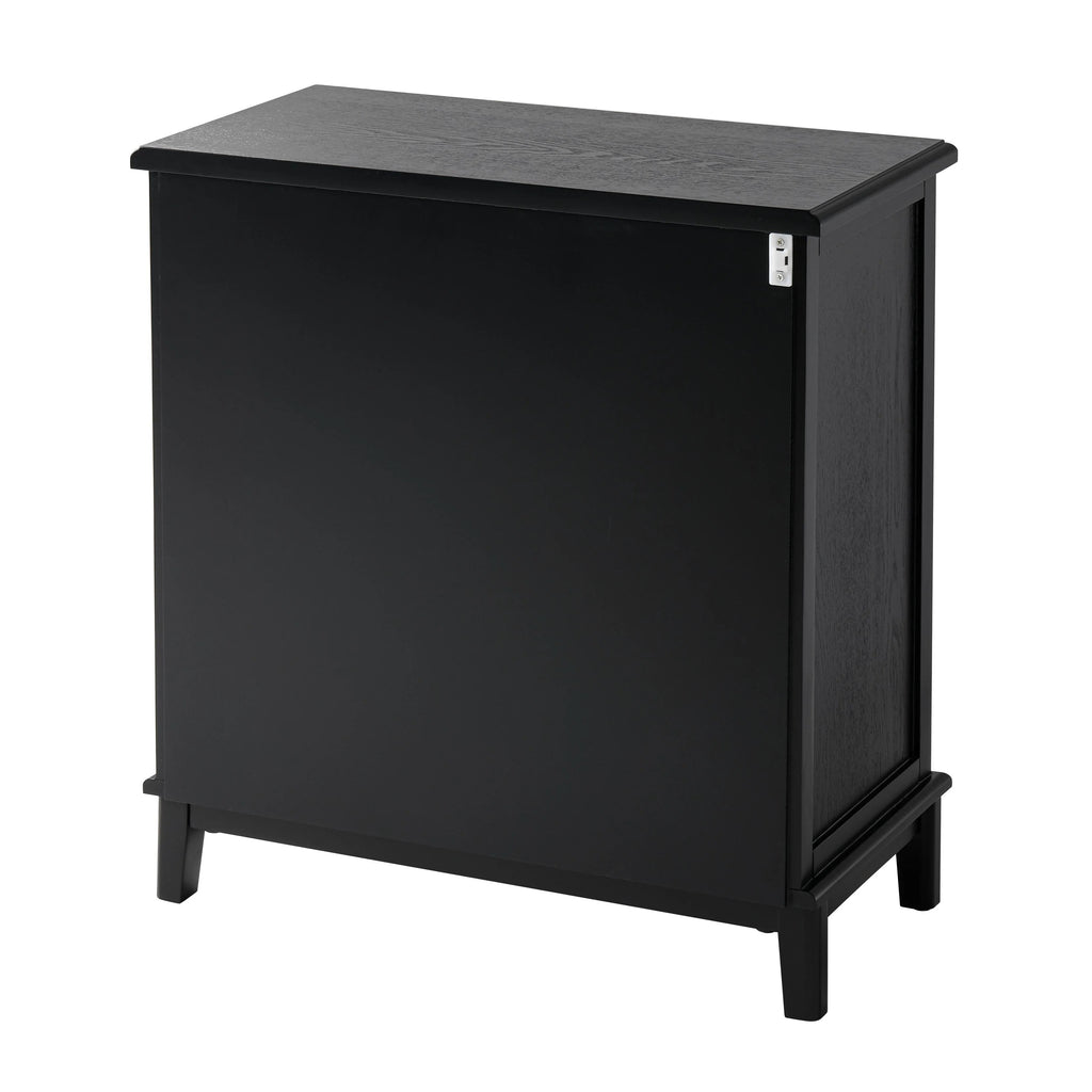 Farmhouse Fully Assembled Nightstand With 2 Drawers