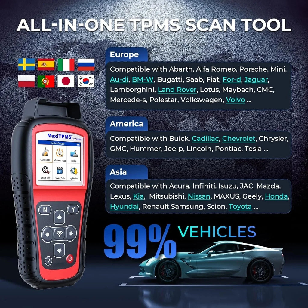 MaxiTPMS TPMS Programming And Diagnostic Tool With Wi-Fi - TS508WF