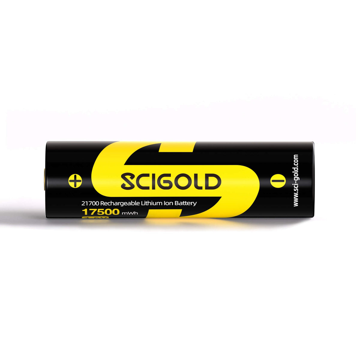 Scigold 21700 Li-Ion Rechargeable Batteries, 17500mWh, 3.6V, 2 Pack - SG-B00A-2101