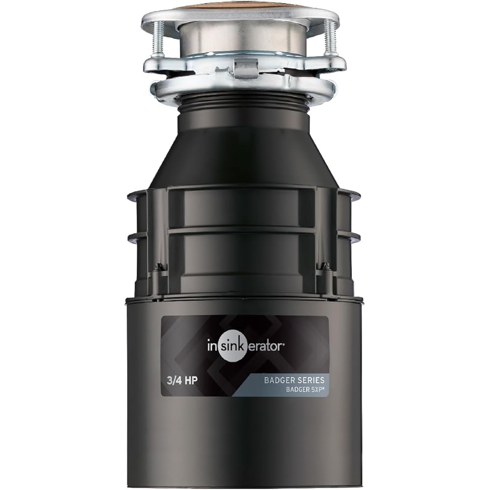 Continuous Quantity InSinkErator Badger 5XP 3/4 HP Continuous Feed Garbage Disposal – Nina ...