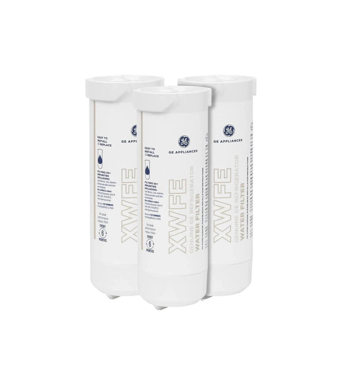 GE XWFE Refrigerator Water Filter 3-Pack - XWFE3PK