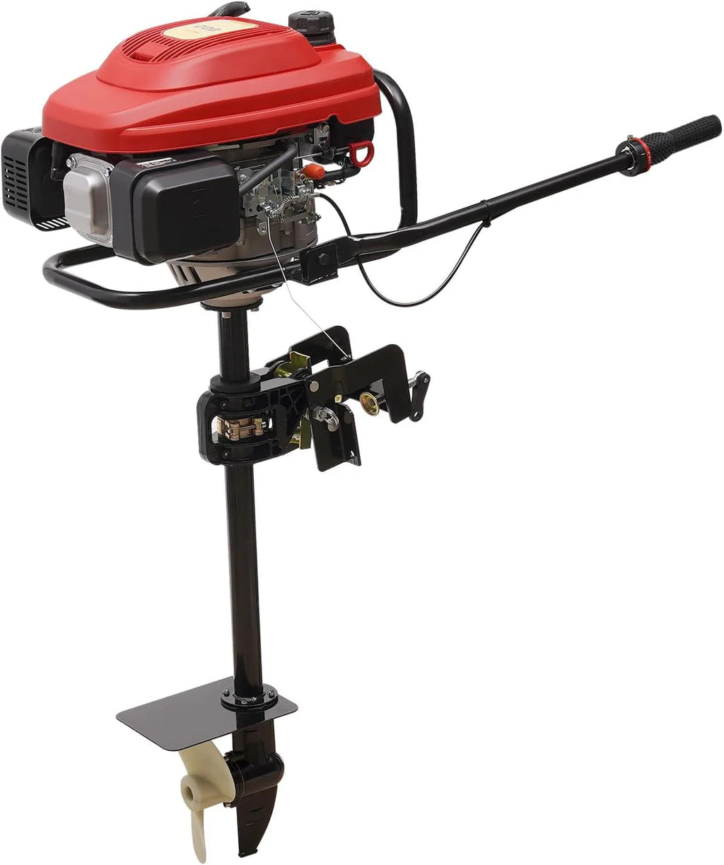 4 Stroke 4HP 55CC Jet Pump Outboard Motor, 1.1 Liters, 5500 RPM - 4 Stroke Jet Pump Boat Motor