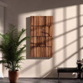 Piano Coat Rack, Wall Mount Oak and Walnut Coat Hooks for Hallway